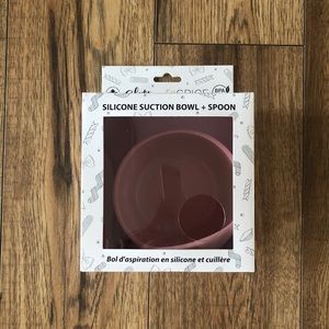 Glitter and spice silicone bowl and spoon set